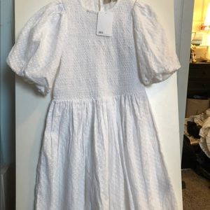 ASOS puff sleeve baby doll dress